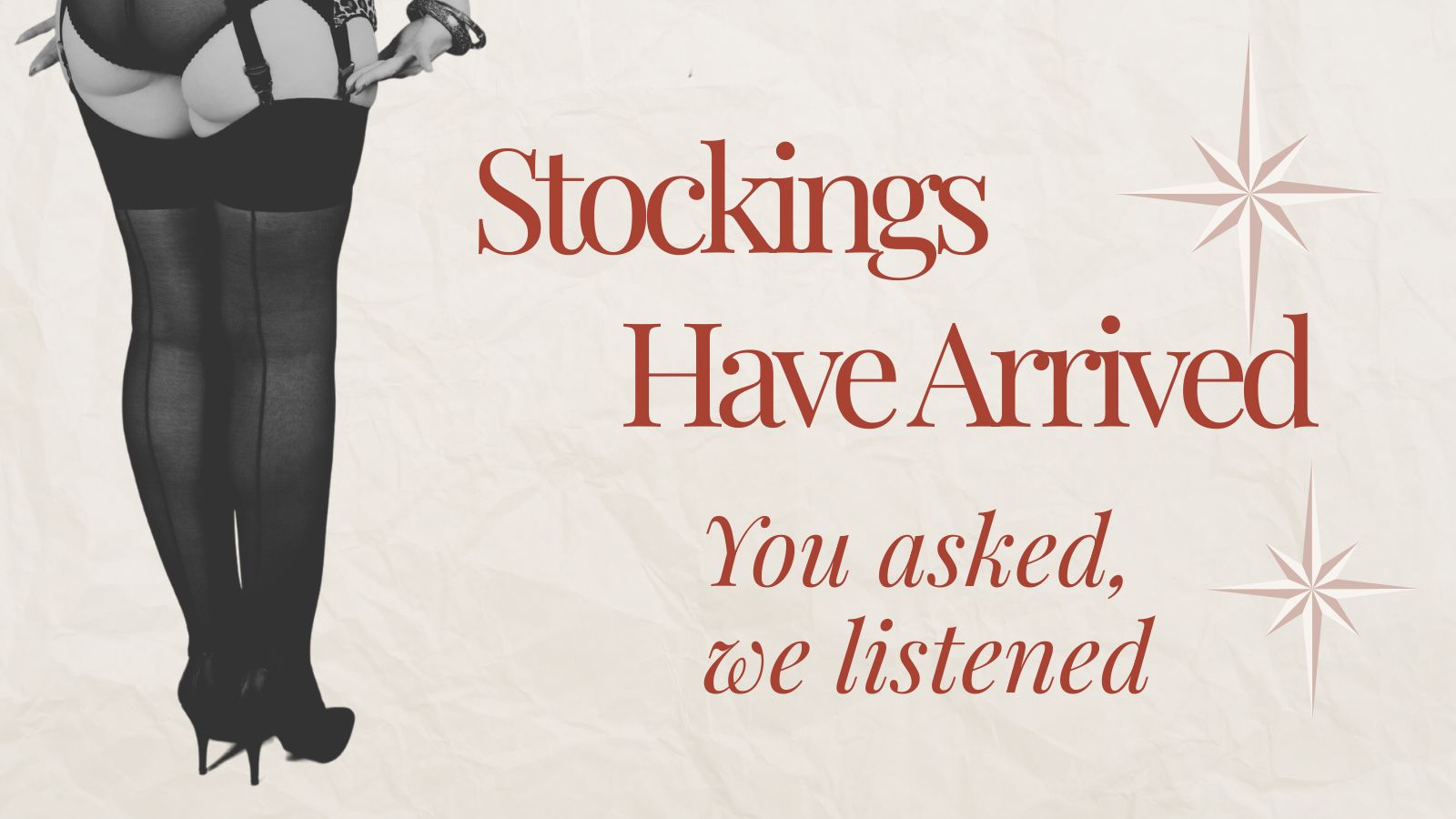 Seamed Stockings Have Arrived at Revival