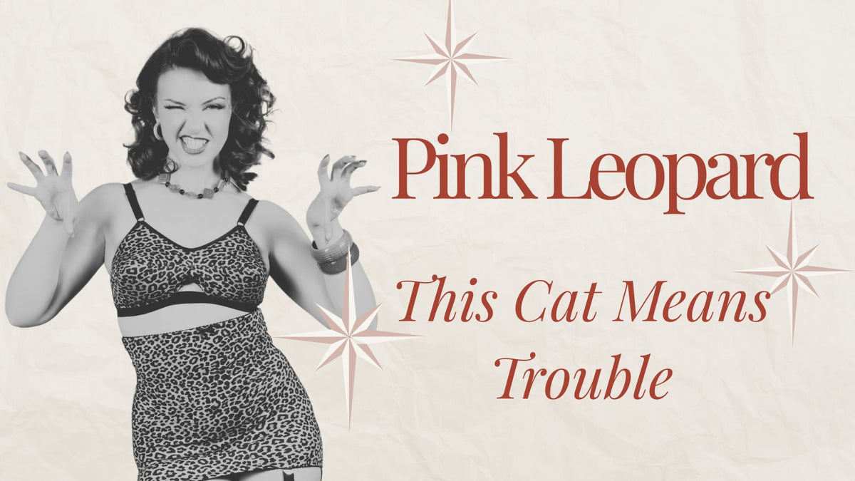 Pink Leopard Lingerie: This Cat Means Trouble