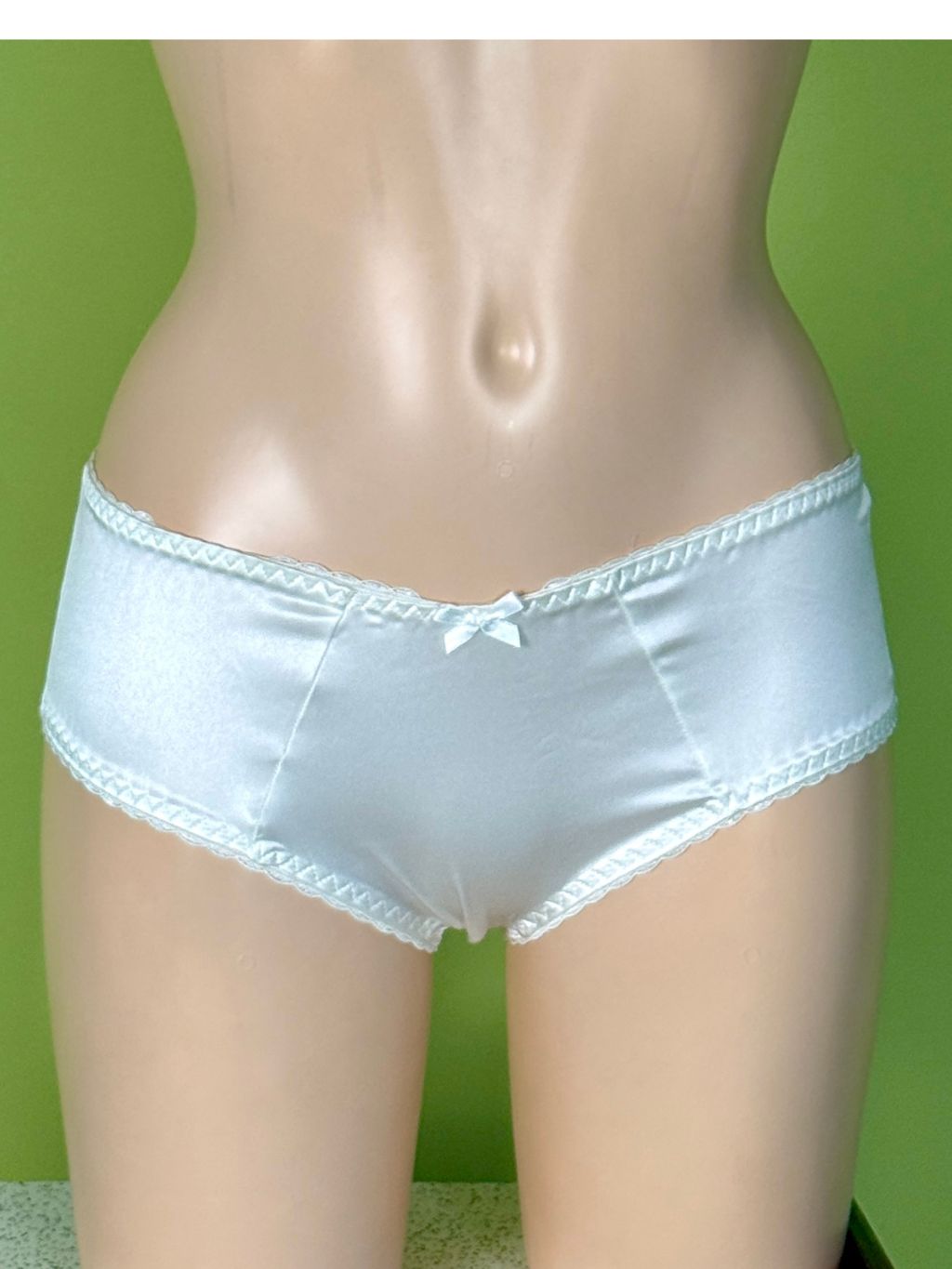 Cream Soft Satin 1960s Knickers 065