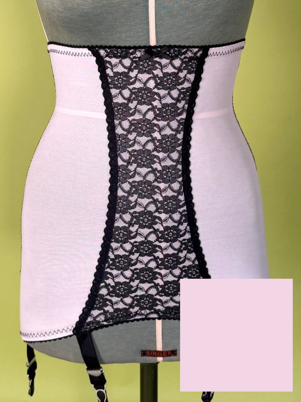 Pink High Waist Pull-on Girdle 011