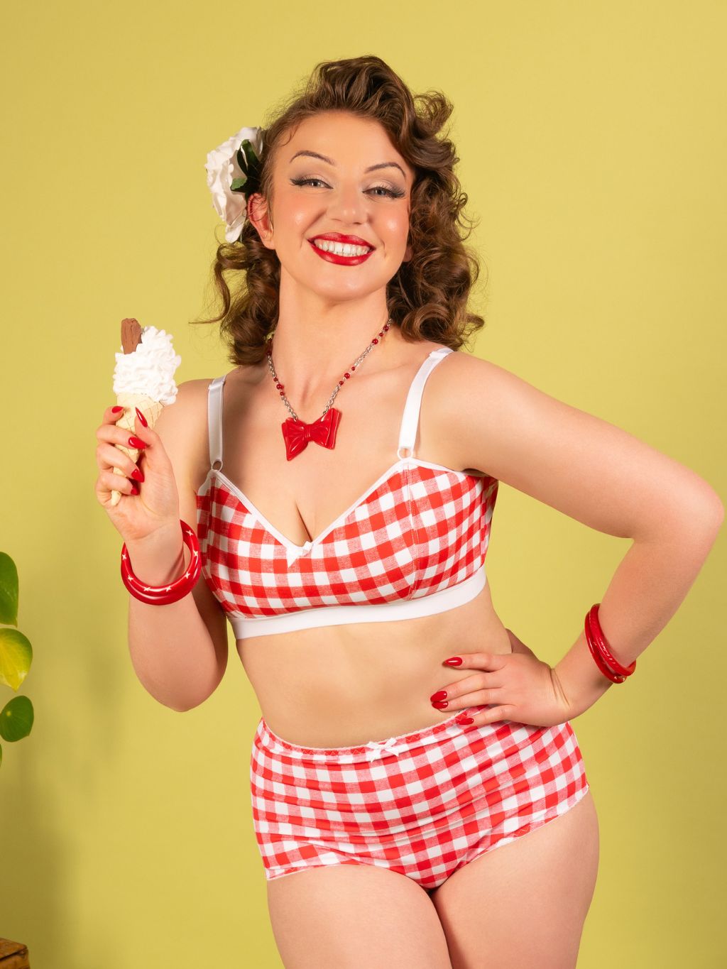 Red Gingham Knickers 063